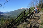 Il panorama che si presenta già qui merita.......